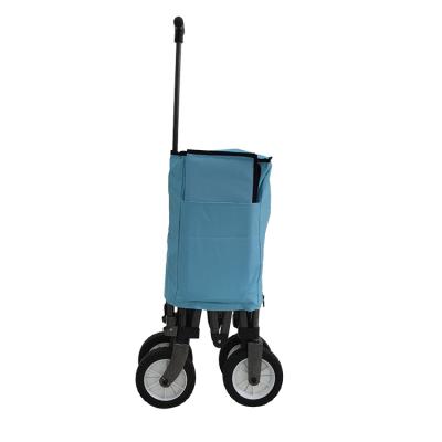 China Garden Tool Portable Grocery Supermarket Foldable Shopping Trolley Carry Folding Hand Trolley Cart for sale