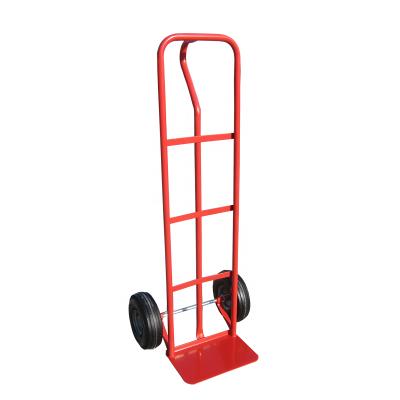 China HT1805/200kg Stainless Steel Strong Wheel Platform Hand Push Heavy Duty Heavy Duty Trucks Both Hand Trolley for sale