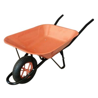 China Plastic hand cart/Wb9600 metal wheelbarrow /Garden wheelbarrow for sale