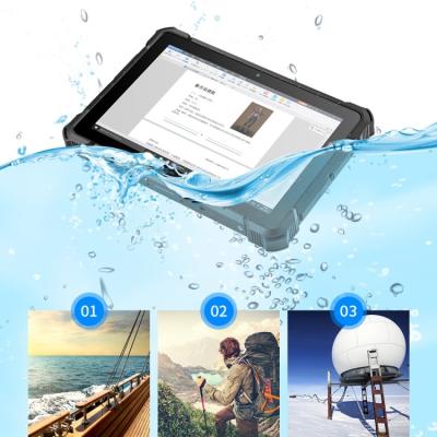 China 10.1 Inch Rugged Tablet PC Win 11 IP65 Waterproof MIL-STD-810G Certified NFC 2D Scanner for sale