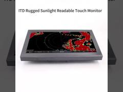 21.5‘‘ Rugged Sunlight Readable Touch Fishing Monitor with Waterproof M12 Connector