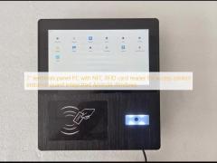 7“ terminals panel PC with NFC RFID card reader for access control entrance guard integrated Android Windows