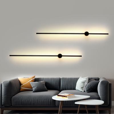 China Modern Popular Design Long Slim Indoor Led Tube LED Seal Wall Light Scone Light for sale