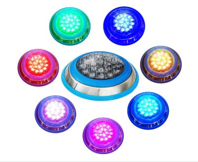 China AC12V High Quality Stainless Steel Wall Mounted Underwater Pool Lights RGB Led Swimming Pools LED Pool Lights for sale