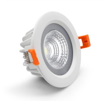 China Modern Round LED COB Downlight IP65 Recessed Led Ceiling Lamp Waterproof Spot Led 5W 7W 9W Indoor Bathroom Balcony Light for sale