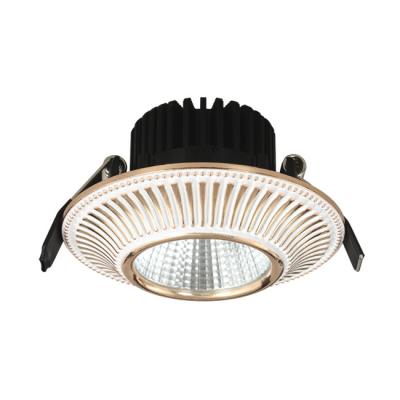 China Minimalist Creativity European Style Ceiling Recessed Downlight Porch Hotel COB LED Spotlight for sale