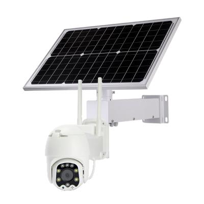 China 2 Way Wireless CCTV Solar Surveillance IP Motion Detection Park Camera IP Camera 4G 3G Sim Card Humanoid P2P Audio Recording for sale