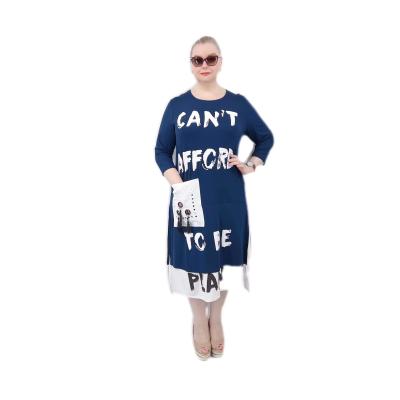 China Hot Sale Plus Size Plus Size Letter Printed Loose Casual Outfits for sale