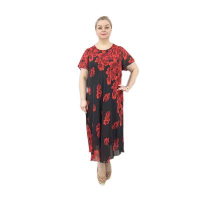 China Plus Size Fashion Custom Made Large Size Women Dress Plus Size Dress for sale