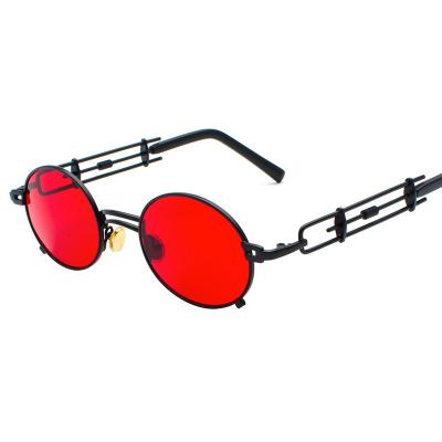 China 2018 Fashion Sunglasses Sinle Sunglasses Women Metal Round Sunglasses for sale