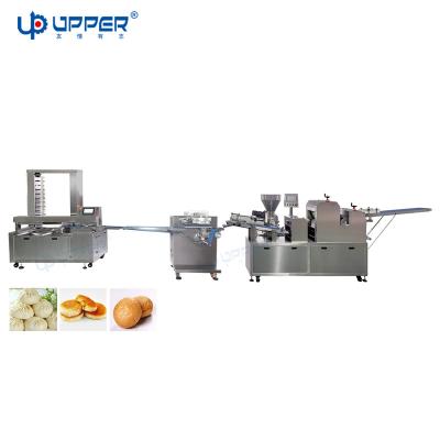 China Automatic Industrial Snacks Factory Bread Making Machine Pate Production Line for sale