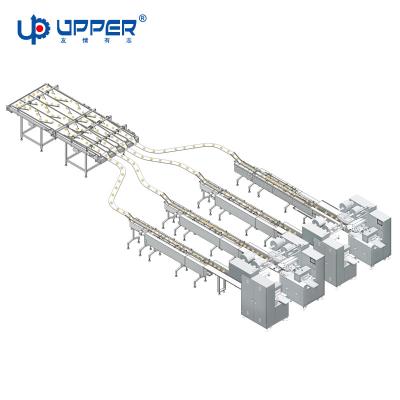 China Automatic Line Multi-Function High-speed Feeding Packaging Machine Dough Package Instant Noodles Food Packing Finishing Line for sale