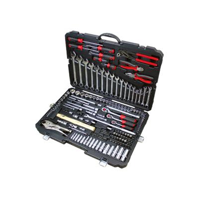 China Household Maintenance RIO TOOL Top Quality Hand Tool Kit 180 Pcs 1/4 & 3/8 & 1/2 Drive Tool Set combination socket set for sale