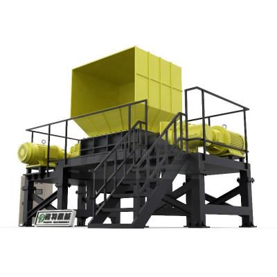 China Recycle Waste Plastic Recycling Line Packing Plastic Film Hard Disk Drive HDD Movable Shredder Plastic Crusher for sale