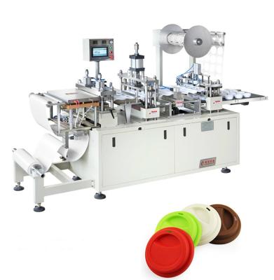 China food & Beverage Shops Automatic Plastic Cup Lid Cover Making Thermoforming Machine for sale