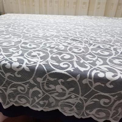 China Jacquard Round Large Table Cloths Tablecloths Vinyl Table Cloth British Round for sale