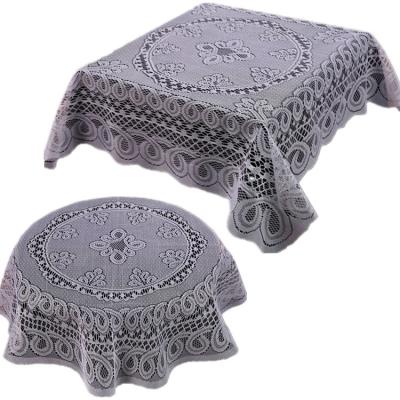 China Cheap Disposable Round Lace Table Cloth 1PC Wholesale Printed Table Cloth One Around One Square Tablecloth 36 Inch x36 for sale