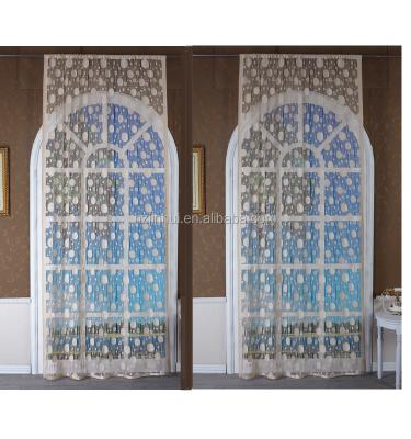 China Fireproof Curtain For Backdrop Wedding Event Party Dot Lace String Curtain From China Factory for sale