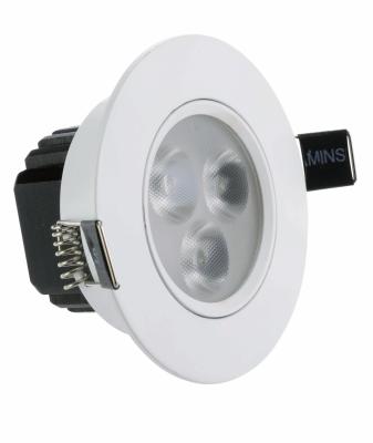 China 50 - 60HZ Recessed Led Ceiling Lights 3w Epistar Chip , High Efficiency Long Life for sale