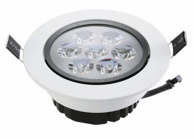 China 595lm Internal 7w Led Ceiling Lights White / Warm 60 Degree , 50000hr Long Life for sale