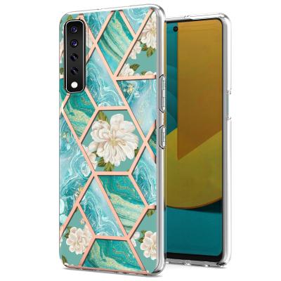 China 2021 New Fashion Marble Case Custom Printed IMD TPU Anti-drop Protective Phone Case For LG Stylo7 Velvet for sale