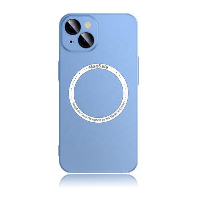 China 2022 Shockproof For Magsafe Phone Cover Fashion Hard PC Magnetic Wireless Charging Shockproof Case For iPhone 13 12 Mini Pro Max for sale