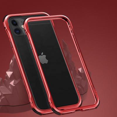 China Anti-fall IKOOKEG Metal Case Aluminum Frame Shockproof Mobile Bumper Case Airbag Cover Device For iPhone 11 Pro Max Xs Max XR 7 8Plus for sale