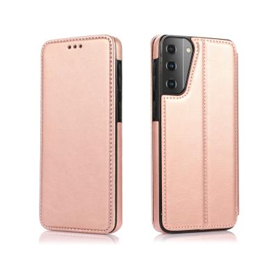 China New Design Anti-fall Wallet With Card Holder Cell Phone Case For Samsung S21 S20 Note Plus Ultra Slim Leather Book 20 Phone Cover for sale