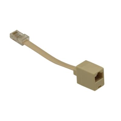 China Telecommunication Equipment Qualified Telephone Accessories RJ45 Male To Female Ethernet RJ11 Telephone Converter for sale