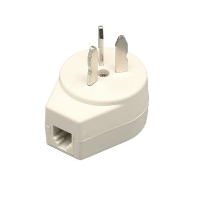 China Signal Transmission Customized Telephone Accessories RJ11 Telephone Adapter For Finland & Norway for sale