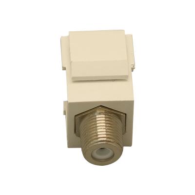 China ABS plastic threaded f-type connector for in-wall connection for sale