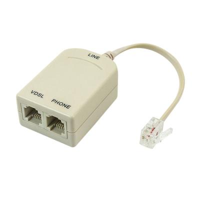 China ABS VDSL ADSL InLine splitter filter for phone modem for sale