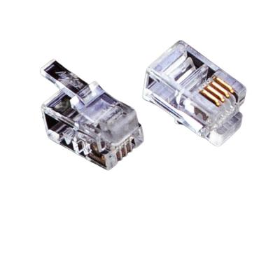 China 1000pcs/bag chinese manufacturer 4P4C-F UTP RJ9 modular jack for sale