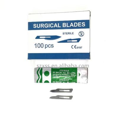 China Bp Type Surgical Operation Medical Grade Size No 21 Different 10R 15 Surgical Knife Blades Sterile Trade 100 PC Packing for sale