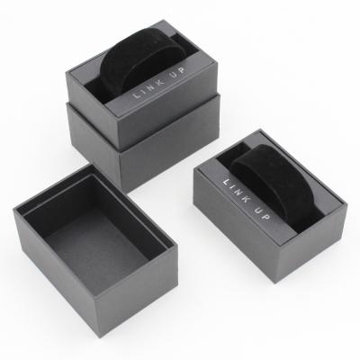 China Eco-friendly Cardboard Watch Box Fancy Women Watch Boxes Catier Watchband Handmade Paper Wristband Box for sale