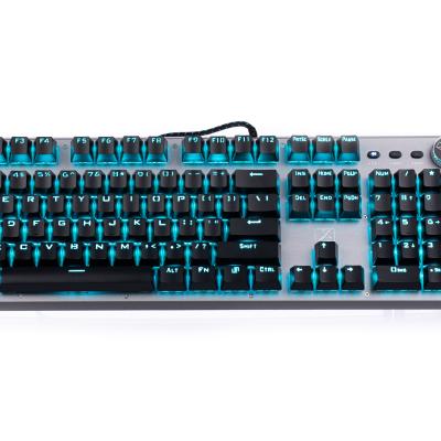 China Mechanical Fashion Human Ergonomic Gaming Keyboard And Mouse Set With Metal Panel And Multimedia Button For Any Games for sale