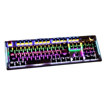 China Xinmeng 2021 K968 Plug and Play Wired Keyboard 104 Keys RGB 30 Backlight Mode for Game for sale