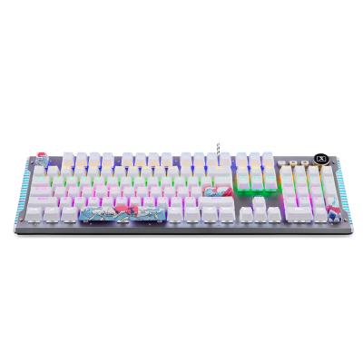 China K968 Mechanical Gaming Keyboard With RGB Backlit And Multimedia Button for sale