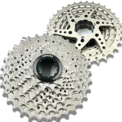 China Steel Cassette SUNHIRA Road Bicycle Drop Off 8/9/10/11 Speed ​​Steel 11-25/28/36T Bike Cassette Drop Off for sale