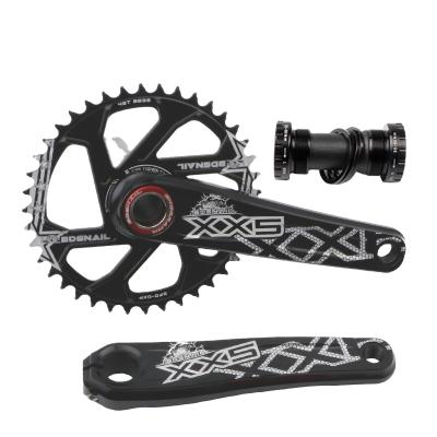 China Mountain Bikes MTB Bike CrankSet With Bottom Bracket Chainwheel 104 BCD Crank Set Connecting Rods For Bicycle Parts Hollowtech Power Meter for sale