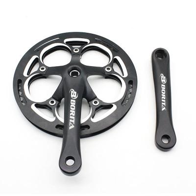 China Other Hot Sale Chinese CNC Transmission Road Folding Bike Crankset Bicycle Crank Arm Track 52t Parts Bike Single Speed ​​Crankset for sale