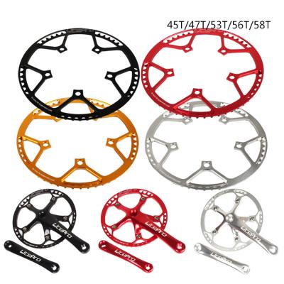 China Other New Ultralight BCD 130 Bike Chainring 56T Bicycle 45T 47T 53T 58T A7075 Alloy BMX Sprocket Crankset Tooth for sale