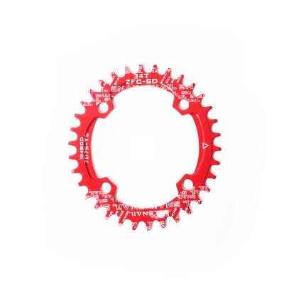 China Mountain Bikes SNAIL MTB Bike 104 BCD Speed ​​Single Wide Narrow Sprocket 32/34/36T Road Bicycle Oval Chain Ring for sale