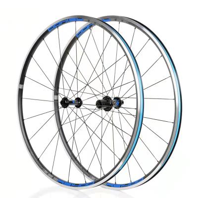 China Road Bikes Wholesale Magnesium Alloy Four Bearing Wheel Set 700c Road Wheel Set Road Bike Wheelset for sale