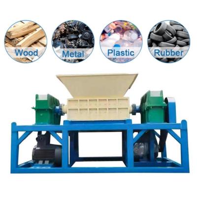 China PLC Control Industrial Rubber Shredder Broken Aluminum Shredder Machine for sale