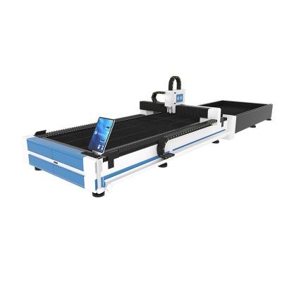 China High Speed Fiber Laser Cutting Machine For Metal Sheet With Sheet Loading System Steel Fabrication for sale