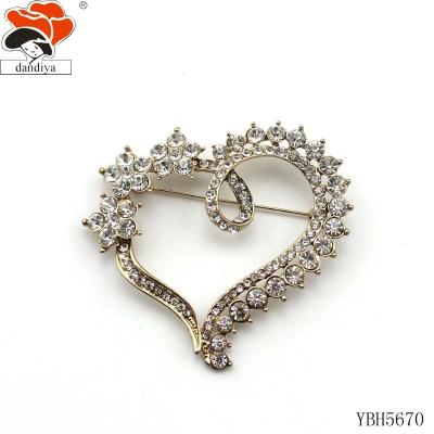 China Mk Jewelry Mk Brooch on Rhinestone Mary Kay JEWELRY PIN Dandiay OEM Factory for sale