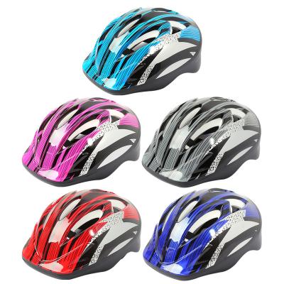 China Scooter Skateboard Roller Skate Safety Helmet Bicycle Equipment Recycling Ride Kids Bike Helmet For 5-12 Years Old Children Wb82501 for sale