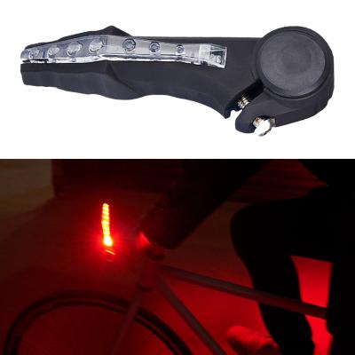 China Mountain Bike Handlebar LED Turn Signal Lights Bike Grip Bar End Night Safety Warning Lamp Handlebar Recycling Accessories Wb90605 for sale