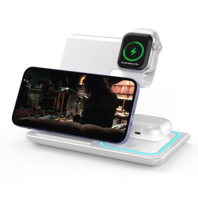 China UniversalÂ   foldable 3 in 1 wireless charger for sale